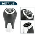 thumbnail image 4 of Unique Bargains Gear Shift Knob 5 Speed Manual Gearbox Stick Shifter Lever Knob for Mazda 3 CX-5 2013-2016 Faux Leather, 4 of 6