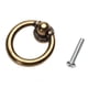 thumbnail image 1 of 10 Piezas Hardware Para Muebles De Gota De Bronce  pequeña sala Cajón Manija DIY Soledad cajón gota anillo tirador muebles tono bronce 10 piezas, 1 of 7
