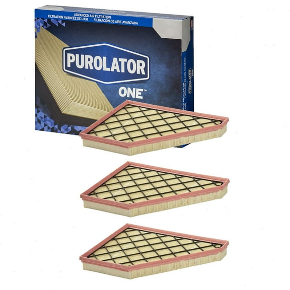 3 pc Purolator ONE A41392 Air Filters for Intake Inlet Manifold Fuel Delivery Filters