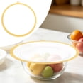 thumbnail image 2 of Silicone Stretch Lids Flexible Round Silicone Bowl Covers Silicone Lids For Bowls Universal Food Grade Lid Reusable Silicone Stretch Lids Silicone Lids For Glass Containers Yellow, 2 of 9