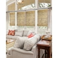 thumbnail image 3 of Chicology 31"W x 64"H Deer Cordless Bamboo Roman Shades, Natural Woven Wood, Light Filtering, Safe for Kids & Pets, 3 of 7