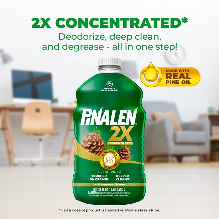 Pinalen 2X Multipurpose Cleaner, Fresh Pine, 128 oz photo 2