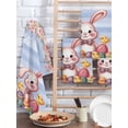 thumbnail image 2 of Purple Easter Bunny Kitchen Dish Towels for Drying Dishes Set of 4, Spring Easter Eggs Chicken Floral Wood Waffle Weave Microfiber Hand Tea Bathroom Towels Quick Dry & Absorbent Towel 15.7x23.6, 2 of 7