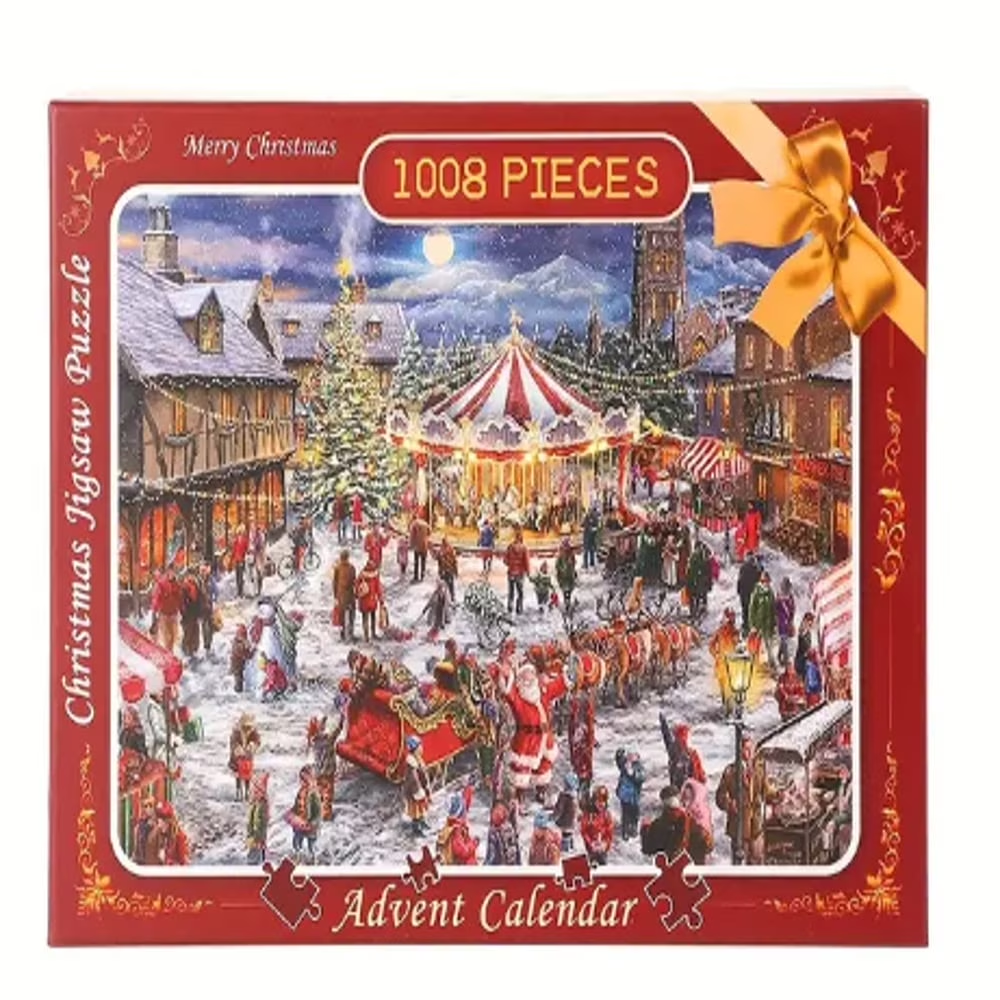 The Pre-Christmas Period In The Town - Online Puzzle