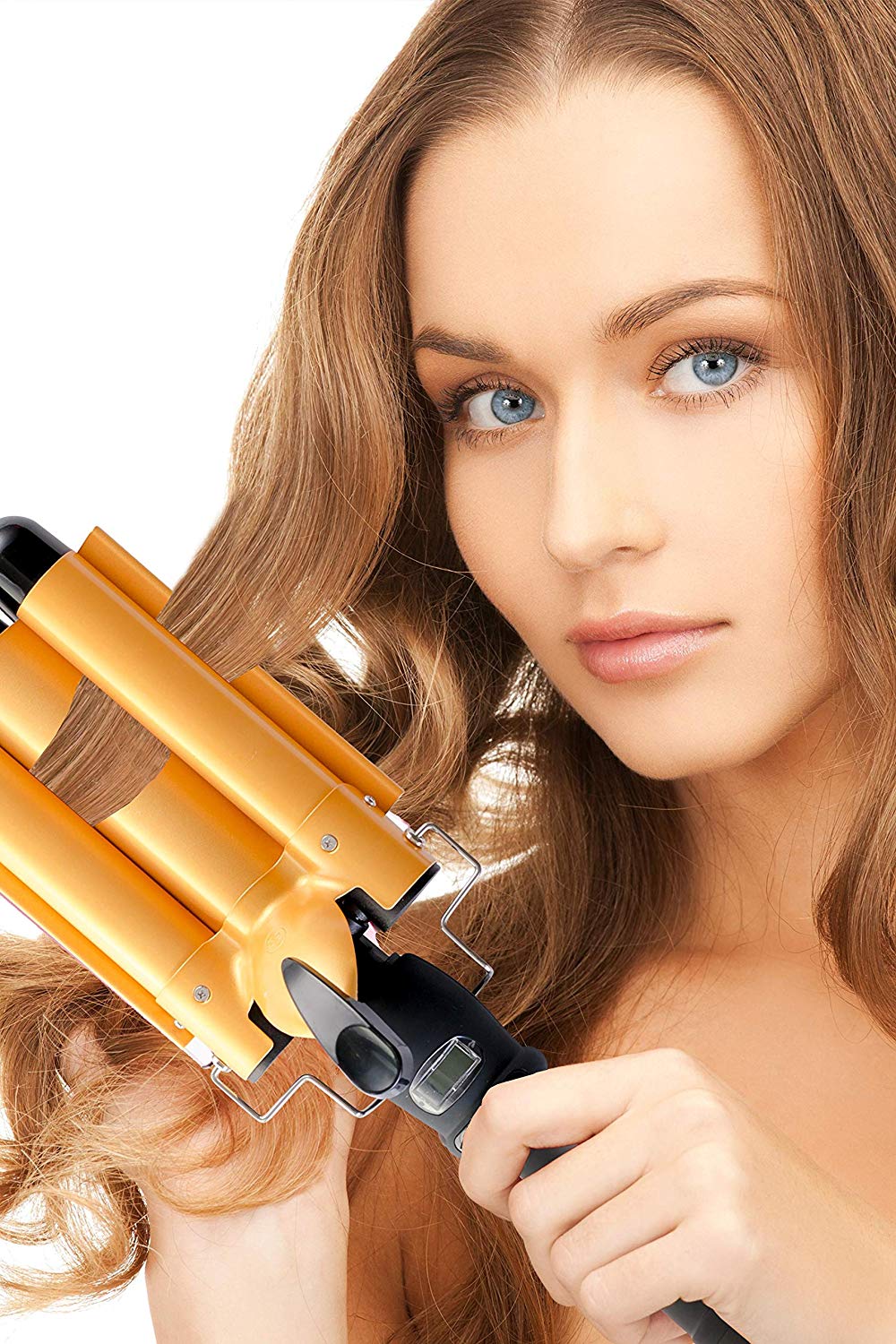 large barrel curling iron for beachy waves
