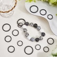 thumbnail image 4 of 30Pcs 3 Styles Iron Split Rings Double Loops Jump Rings Black 20~32x2mm Inner Diameter: 16.5~26.5mm 10pcs/style, 4 of 6