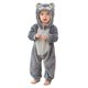 thumbnail image 1 of Body De Bebé Canastilla Onesies Para Niño Pequeño Unisex Mameluco Invierno Otoño Mono De Franela Animal Cosplay Trajes Gris Odeerbi LM103-1761, 1 of 4