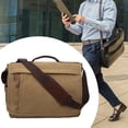 thumbnail image 3 of Bolso de hombro para hombre jinwen ligero para ordenador de negocios Caqui, 3 of 8