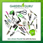 Garden Guru Titanium Dandelion Weeder Tool - Rust Resistant - Ergonomic Handle - Weed Puller for Planting, Weeding, Flower and Vegetable Care in Lawn Garden Yard (2 Pack)