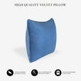 thumbnail image 5 of A1HC Hypoallergenic Down Alternative Decorative Throw Pillow, 20x20 in, Square, Pack of 1, Prussian Blue, 5 of 5