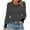 Black, variant on Ashirexll Womens Long Sleeve Tops Casual Winter Tops for Non Positioning Print Round Neck Base Layer Comfortable T-Shirt