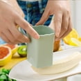 thumbnail image 4 of Rebanador de Tazas - Rebanador de Frutas Rebanador de Huevos en Taza, Cortador de Fresa de Plátano de Acero Inoxidable, Fabricación Rápida de Frutas Blandas, (Paquete de 3), 4 of 5