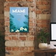 thumbnail image 5 of Epic Graffiti 'Miami' by Arctic Frame, Canvas Wall Art, 12"x16", 5 of 8