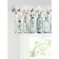 thumbnail image 6 of Valances for Windows Colorful Daisy Rod Pocket Cafe Window Treatments Valance Curtains for Kitchen Bathroom Laundry Basement Windows 42"x12", 6 of 9