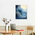 thumbnail image 2 of Nawypu  Blue Abstract Wall Art Set - Blue Spiral Wave Stroke Abstract Canvas Artwork for Living Room, Bedroom, Office Decor, 2 of 4