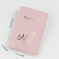 thumbnail image 3 of ZPAQI PU Leather Passport cover for Women Men Bride Travel Wedding Gift Lover Couple, 3 of 16