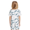 thumbnail image 3 of JUNZAN Party Shark Cute for Boys Girls Pajama Sets Toddler Sleepwear Summer Jammies 2pcs PJs, 3 of 7
