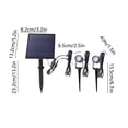 thumbnail image 3 of Solar Outdoor Spotlights Super Bright Courtyard Garden Villa Decoration Colorful Tree Lighting Lamp, 3 of 5
