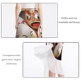 thumbnail image 2 of Easter Women's Chiffon Beach Dress with Polyester Straps - Summer Dress for Beach vibes, 2 of 6