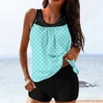 thumbnail image 5 of Fmbrln Tankini Swimsuits for Women with Boy Shorts Two Piece Fashion Floral Print Modest Bathing Suits, 5 of 5
