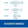 thumbnail image 3 of 6 Pack Nexcare Sensitive Skin Bandages, Assorted, 20 ct, 3 of 5