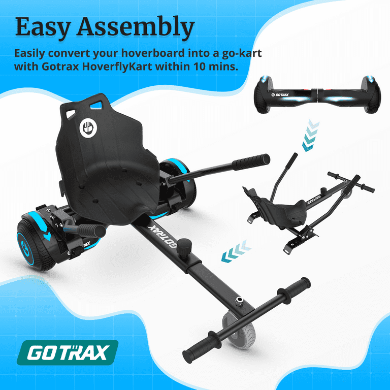 Gotrax hoverboard kart clearance