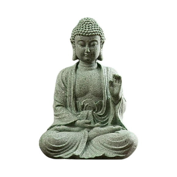 Buddha Statue Tabletop Porch for Home Decoration Meditating Decor Gift Type A-02