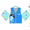 Blue Pirate Octopus, variant on Koorium Swim Vest for Adult Men Women