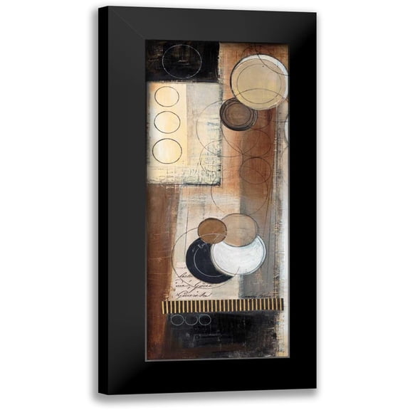 Poloson, Kimberly 8x14 Black Modern Framed Museum Art Print Titled - Rush Hour I