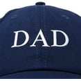 thumbnail image 4 of DALIX Men's Embroidered Dad Hat Soft Cotton Baseball Cap in Navy Blue, 4 of 12