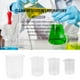 thumbnail image 4 of Injueey 4 unids/set taza medidora transparente cocina hornear taza medidora escala herramientas de medición para laboratorio Cocina y Comedor, 4 of 6