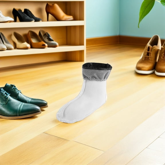 OUNONA 1 Pair Winter Insulated Boot Liners White Warm Soft Replacement Inserts for Snowboarding Hiking Outdoor Activities