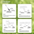 thumbnail image 4 of FTCBXT Edging for Landscaping,Landscape Edging Border, 24 Ft Plastic Garden Edging Border, Imitation Stone Fence for DIY Outdoor Yard Landscaping (30 Pcs, Black), 4 of 6