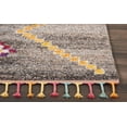 thumbnail image 4 of Nourison Moroccan Casbah Tribal Grey 7'10" x 10'6" Area Rug, (8x11), 4 of 8