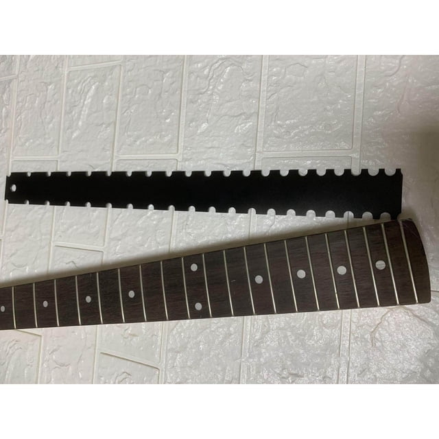justharion Guitar Neck Notched Straight Fret Ruler Accessories Neck Gaps Ruler Supplies
