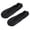 Black/Black, variant on Satin Ballerina Slippers (Pack of 2) (Women's Plus)