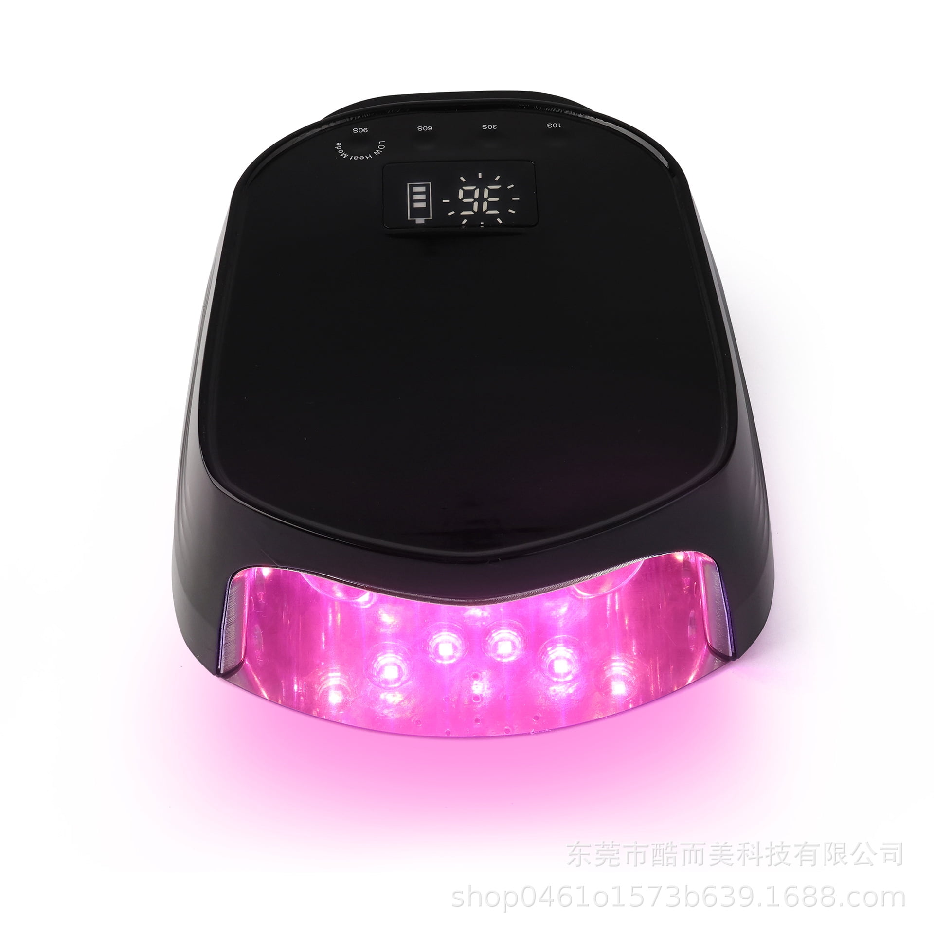 96W Nail Lamp - Fast Curing LED/UV Gel Dryer with Anti-UV Technology, Professional Manicure Machine for No-Hands-Darkening, Salon & Home Use