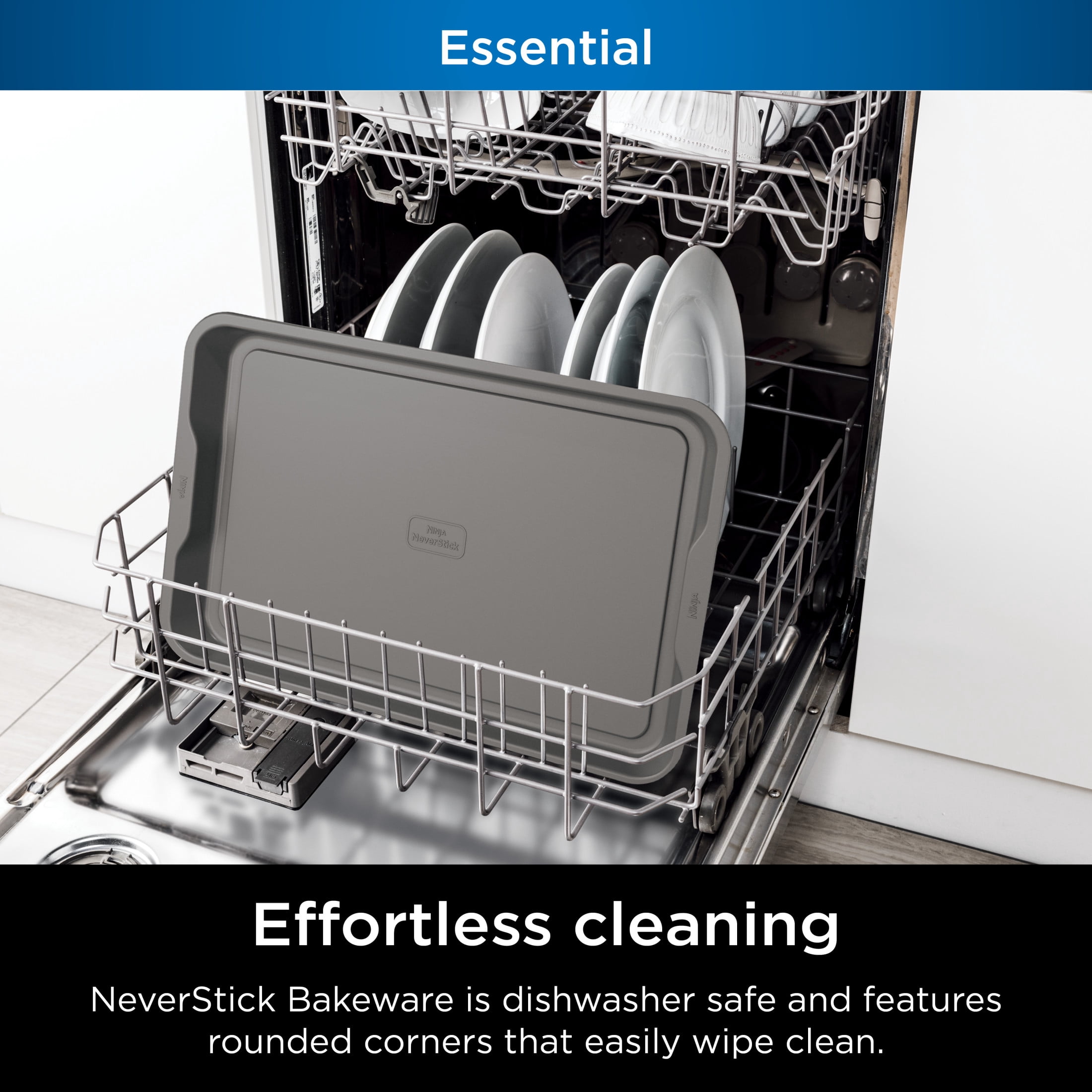 Ninja NeverStick® Essential 3-Piece Baking Sheet Set, Dishwasher Safe, B13003
