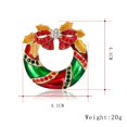 thumbnail image 3 of Kearding Decorado Árbol de Navidad Botas de Papá Noel Muñeco de nieve Campana Broche Bufanda Collar Solapa Broche de Navidad Regalo de niña Kits de decoración para fiestas No.74 Kearding JR0793-74, 3 of 6