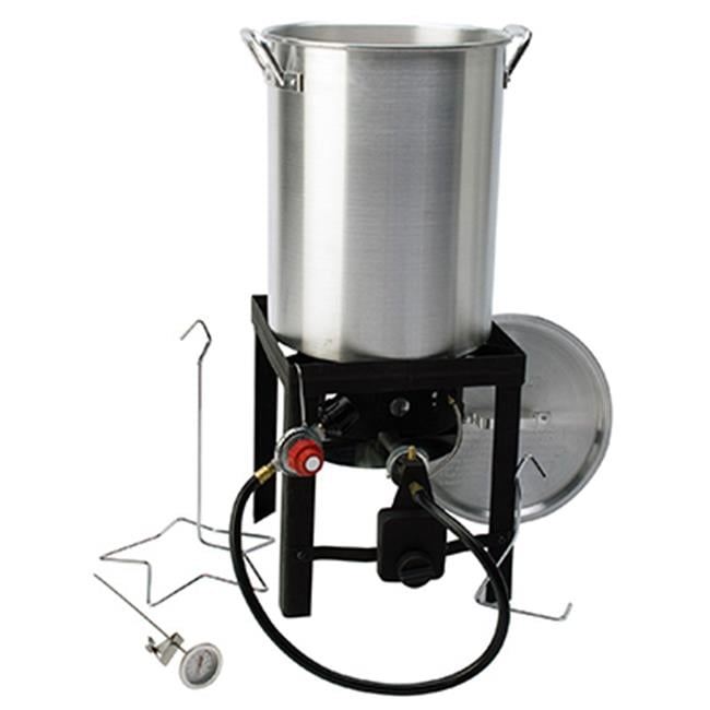 Rankam TF2005101KK 30 Quart Aluminum Turkey Fryer Pot & Lid Walmart