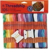 DMC Threadship Craft Thread Jumbo Pack 10 yard 105/Pkg-Assorted Colors