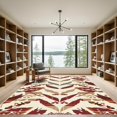 thumbnail image 2 of ODIKA 5'x7' Machine Washable Non-Slip Area Rug, Geometric Beige High Traffic Rug, Beige, 1083759, 2 of 7
