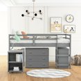 thumbnail image 2 of Espresso Twin Loft Bed with Drawers and Bookshelf / Create a Tidy and Organized Bedroom, 2 of 2