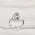 thumbnail image 5 of Natural Herkimer Diamond Ring, Rough Herkimer Diamond Ring, Birthstone, Wire Band, 925 Sterling Silver, Womens Ring, Christmas, Thanksgiving, Handmade, Statement Jewelry, Rough Gemstone Jewelry, 5 of 6