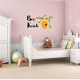 thumbnail image 1 of Children Bee Kind Cute Animal Wall Decal Decoration Bee Kind Motivated Quote Vinyl Wall Decal Lasts Years and Easily Removable - Size: 40 In(W) x 24 In(H), 1 of 5