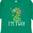 thumbnail image 4 of Inktastic 2nd Birthday Dinosaur Party 2 Year Old Boys or Girls Long Sleeve Toddler T-Shirt, 4 of 5