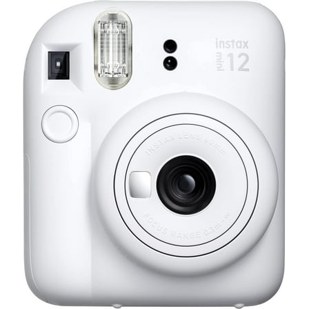 Fujifilm Instax Mini 12 Instant Film Camera, Clay White