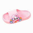 thumbnail image 3 of HCNTES Children Casual Slides Soft Comfortable Slippers Non-Slip Spring Summer Sandals for Indoor Outdoor Pool Beach Dailywear(L01-Red,11), 3 of 5