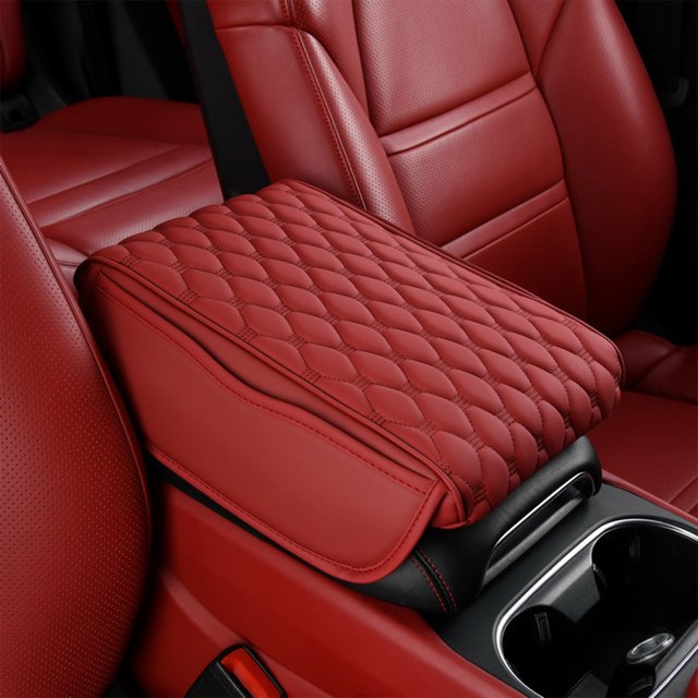 Funda acolchada para reposabrazos de coche, cojín interior de espuma suave, funda acolchada para reposabrazos de coche, almohadilla para consola central de coche, impermeable, fundas para reposabrazos