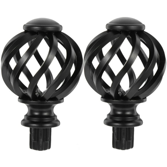 COSMOBETTY 2Ud Decorativos Para Barra De Color Negro Instalación Sin Herramientas Chic